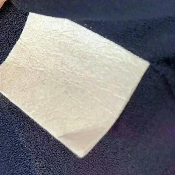 Glam dress sz S 100% silk multicolored geometric - Picture 7 of 8